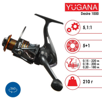 Катушка YUGANA Desire 1000 5+1 подшипник, 5.1:1 Катушка YUGANA Desire 1000 5+1 подшипник, 5.1:1