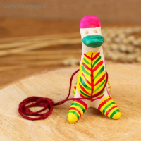 Филимоновская игрушка - свисток «Утка» Филимоновская игрушка - свисток «Утка»