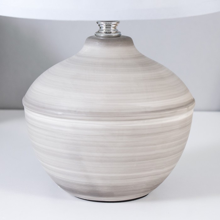 Настольная лампа "Глория" E14 40Вт серый 22,5х22,5х32 см RISALUX