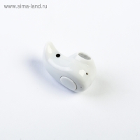 Наушник беспроводной Luazon RX-3, микрофон, АКБ 50 мАч, белые Наушник беспроводной Luazon RX-3, микрофон, АКБ 50 мАч, белые