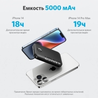 Внешний аккумулятор ANKER Power Core 321 MagGo 5K, 5000мАч, MagSafe, черный Внешний аккумулятор ANKER Power Core 321 MagGo 5K, 5000мАч, MagSafe, черный