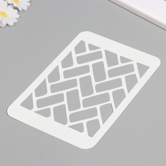 Трафарет пластиковый "Паркет", 16х24 см