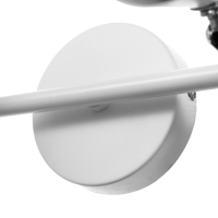 Спот "Конус" 2х40Вт Е27 белый 30х12х16 см Спот "Конус" 2х40Вт Е27 белый 30х12х16 см