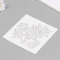 Трафарет пластиковый "Ветки" 15х15 см Трафарет пластиковый "Ветки" 15х15 см