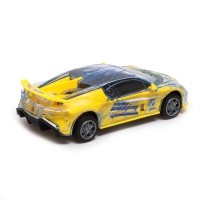 Машина инерционная «Crazy race, гонки», русская озвучка, свет, цвет жёлтый Машина инерционная «Crazy race, гонки», русская озвучка, свет, цвет жёлтый