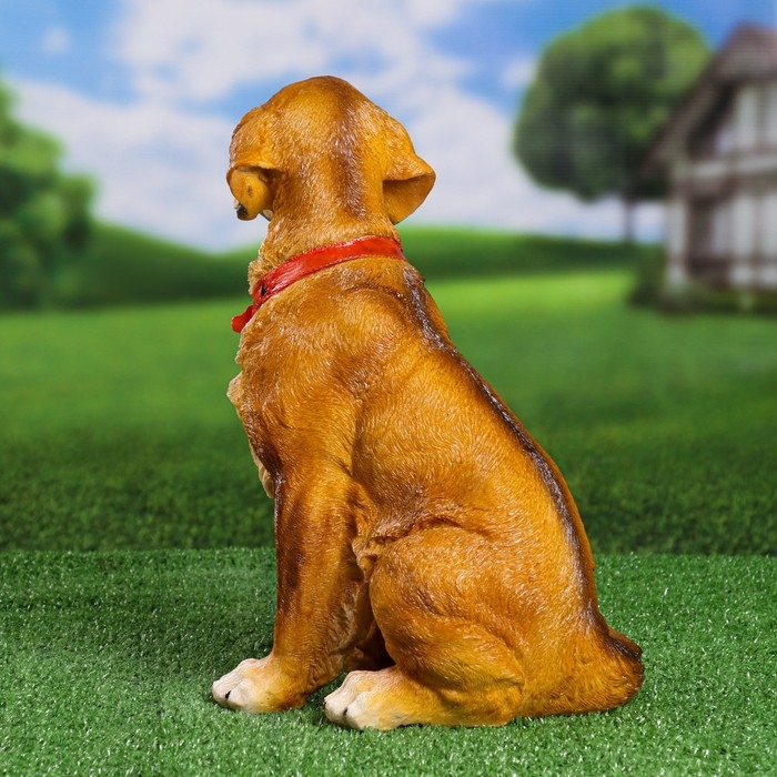 Садовая фигура Садовая фигура "Лабрадор рыжий" 37х28х20см