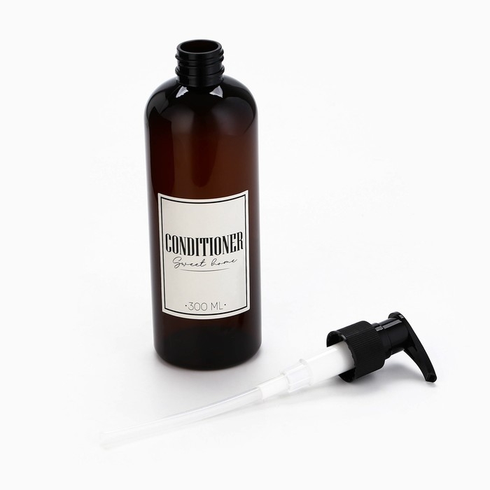 Дозатор для шампуня и кондиционера Sweet home, 300 мл., набор 2 шт.