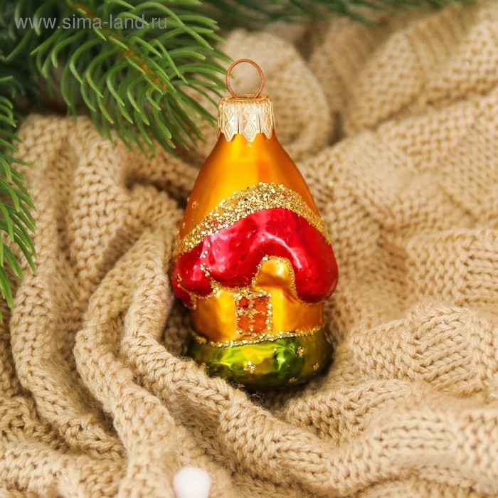 Ёлочное украшение Ёлочное украшение "Домик мини" 9 см