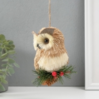 Сувенир подвеска "Филин на ёлочной ветке" 9,5х7,5х13 см Сувенир подвеска "Филин на ёлочной ветке" 9,5х7,5х13 см