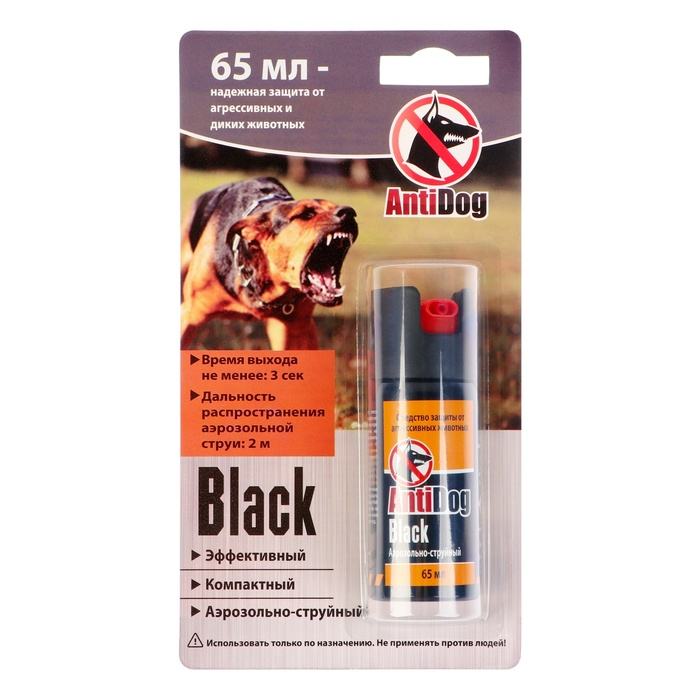 Отпугиватель собак Отпугиватель собак "AntiDog Black" 65мл