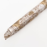 Бумага силиконизированная &laquo;Снежинки&raquo;, золотые, для выпечки, 0,38 х 5 м