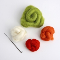 Валяние из шерсти на новый год. Игрушка своими руками «Дракоша с подарком», новогодний набор для творчества Валяние из шерсти на новый год. Игрушка своими руками «Дракоша с подарком», новогодний набор для творчества