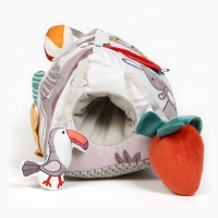 Развивающая игрушка &laquo;Подушечка Зверята&raquo;, прорезыватель, погремушка, зеркало, Крошка Я