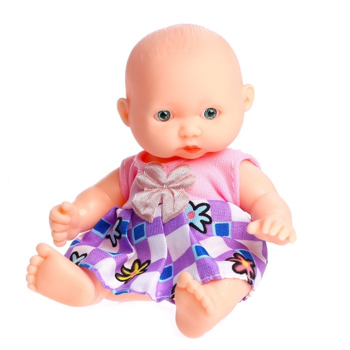 Пупс &laquo;Кариночка&raquo; в платье, цвета МИКС