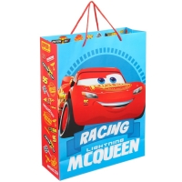 Пакет подарочный, 31х40х11.5 см, упаковка, Тачки Пакет подарочный, 31х40х11.5 см, упаковка, Тачки