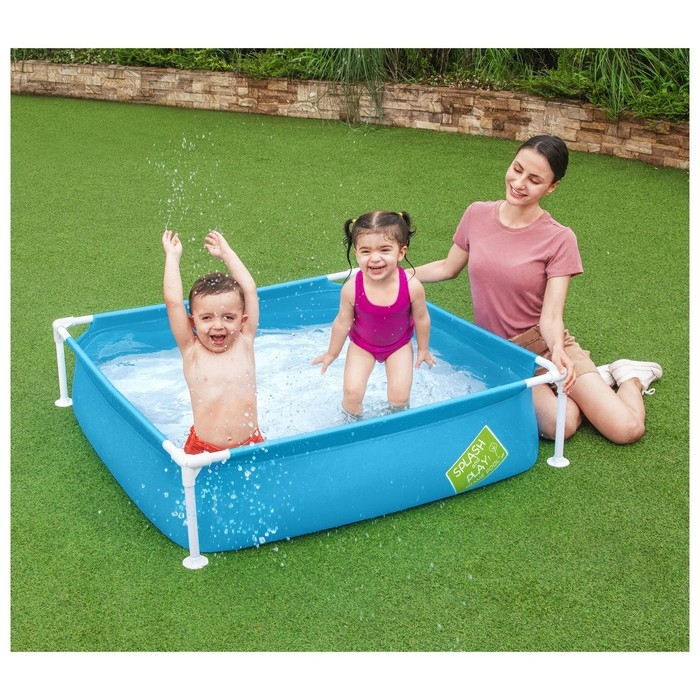 Бассейн каркасный Steel Pro, 122 х 122 х 30,5 см, от 2 лет, 56217 Bestway