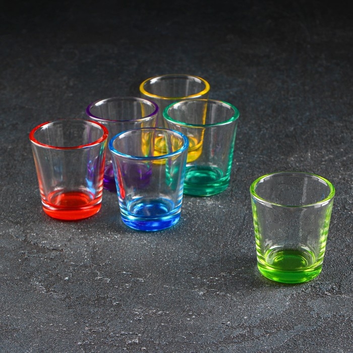 Набор стопок &laquo;Микс&raquo;, 50 мл, 6 шт