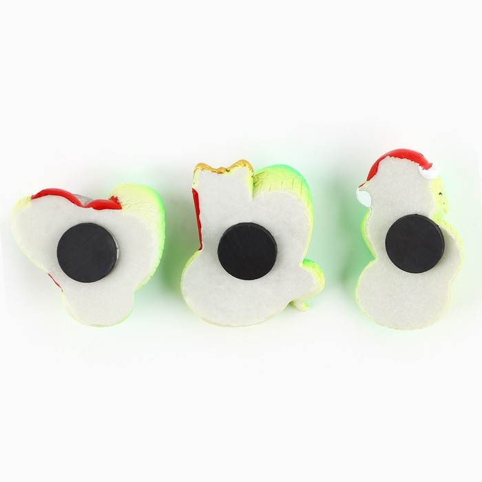 Магниты «Новогодний микс» на Новый год, 5,5 х 4,8 см Магниты «Новогодний микс» на Новый год, 5,5 х 4,8 см