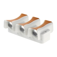 Светильник фасадный &laquo;Элегант&raquo;, FSD-042, 6 Вт, 3000К, 3 луча, IP65, 220 В, пластик, белый