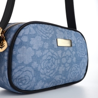 Сумка женская на молнии, цвет синий Сумка женская на молнии, цвет синий