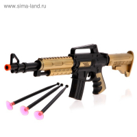 Автомат &laquo;М-16&raquo;, стреляет присосками, цвета МИКС