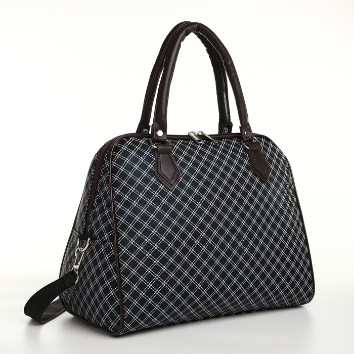 Сумка дорожная на молнии, цвет чёрный Сумка дорожная на молнии, цвет чёрный