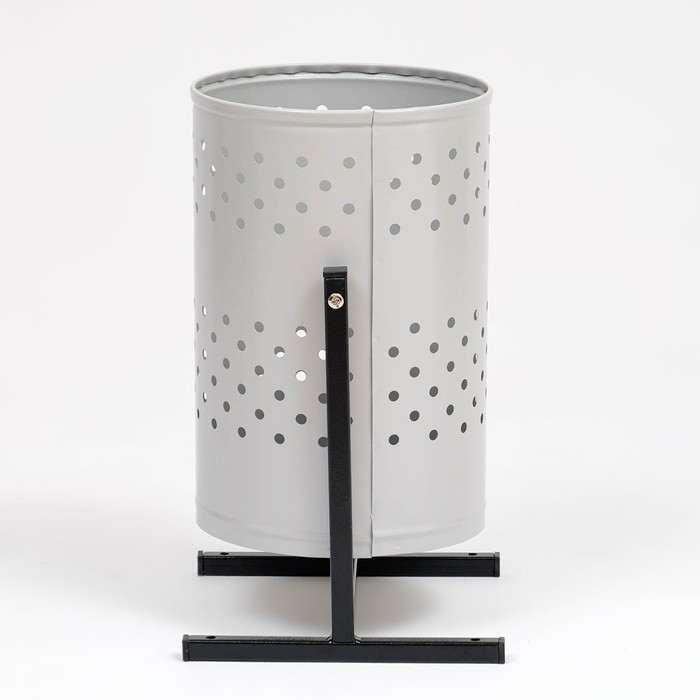 Урна уличная &laquo;Уралочка&raquo; 21 л, 32 х 50 х 26,5 см, серая, бак 0,6 мм