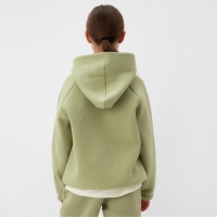 Толстовка (худи) детская MINAKU: CRUSH, цвет оливковый, рост 128 см