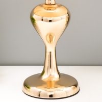 Лампа настольная "Сарма" 1x60Вт E27 золото 25х25х40см RISALUX