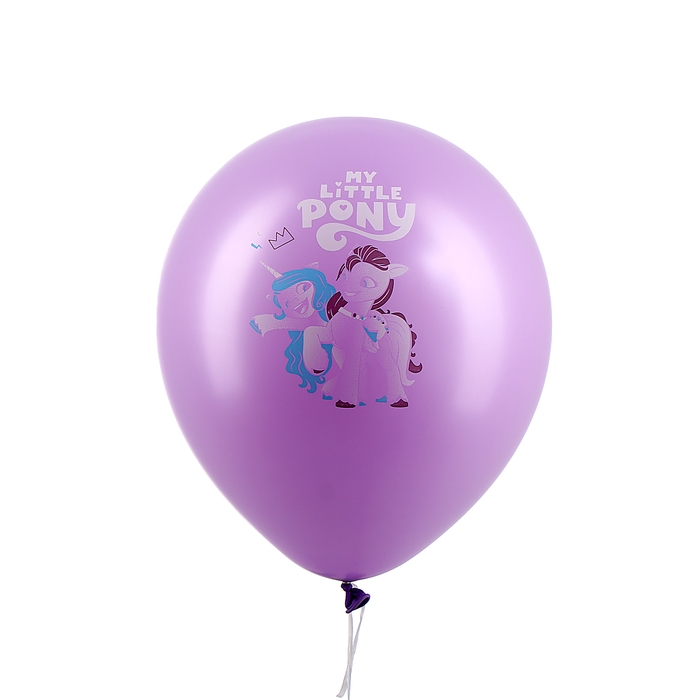 Шар латексный 12" &laquo;Мой маленький Пони&raquo; цветной принт, набор 5 шт.