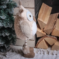 Кукла интерьерная "Сова с полосатыми ножками" 37 см Кукла интерьерная "Сова с полосатыми ножками" 37 см