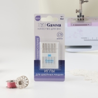 Иглы для бытовых швейных машин, универсальные, №90/14, 5 шт, NU Иглы для бытовых швейных машин, универсальные, №90/14, 5 шт, NU