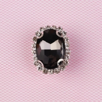 Аксессуары для обуви «Роскошь», 4 шт, цвет серебряный Аксессуары для обуви «Роскошь», 4 шт, цвет серебряный