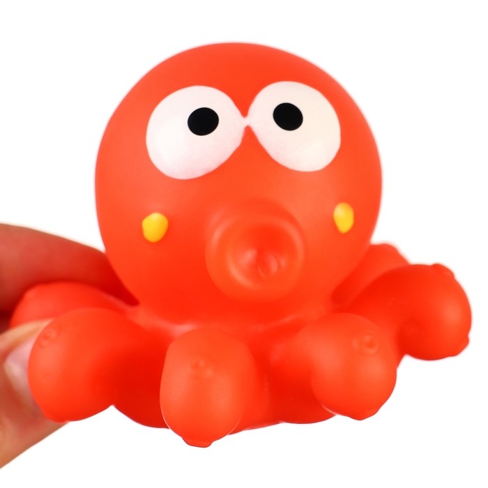 Набор резиновых игрушек для ванны &laquo;Малыши&raquo;, с пищалкой, 4 шт, Крошка Я