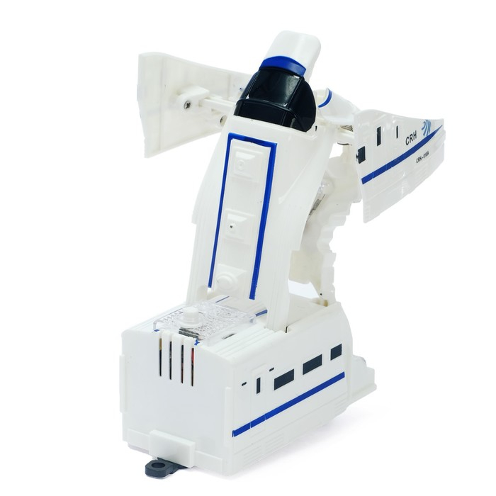 Железная дорога &laquo;Робот&raquo;, работает от батареек, свет и звук