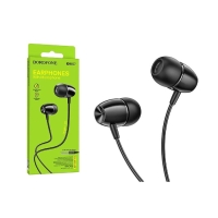 Наушники Borofone BM57 Platinum, вакуумные, микрофон, Jack 3.5 мм, кабель 1.2 м, чёрные Наушники Borofone BM57 Platinum, вакуумные, микрофон, Jack 3.5 мм, кабель 1.2 м, чёрные
