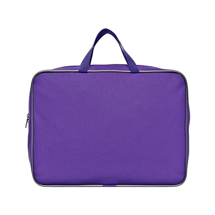 Папка с ручками А4, 360 х 270 х 80 мм, текстильная, внутренний карман, фиолетовый 1Ш48 Папка с ручками А4, 360 х 270 х 80 мм, текстильная, внутренний карман, фиолетовый 1Ш48