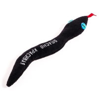 Мягкая игрушка &laquo;Опасно красивая&raquo;, змея, чёрная, 27 см