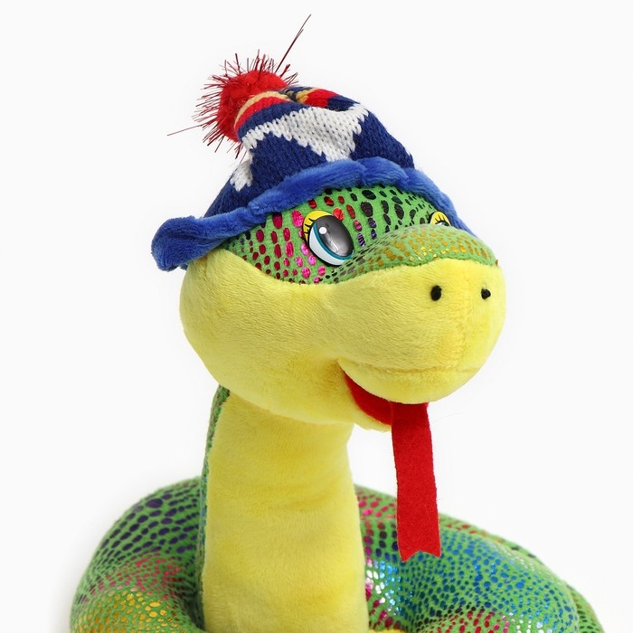 Мягкая игрушка «Змея», в полосатой шапке, 20 см Мягкая игрушка «Змея», в полосатой шапке, 20 см