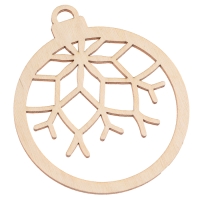 Заготовки для творчества на новый год &laquo;Шары со снежинками&raquo;, 5 шт