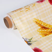 Клеёнка на стол Доляна, на нетканой основе, ширина 137 см, общая толщина 0,19 мм, рулон 20 м Клеёнка на стол Доляна, на нетканой основе, ширина 137 см, общая толщина 0,19 мм, рулон 20 м