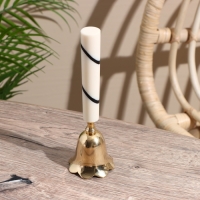 Колокольчик "Ист" латунь, смола 18 см Колокольчик "Ист" латунь, смола 18 см