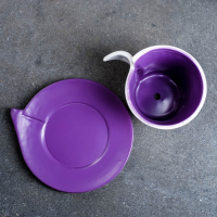 Горшок в форме чашки "Вильда" лаванда, 16х12х11см