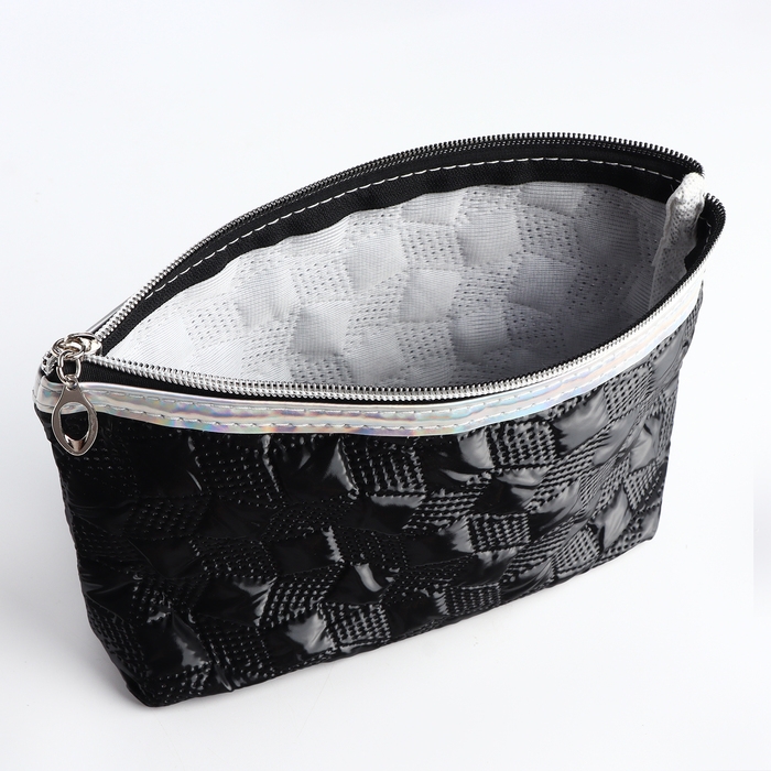 Косметичка на молнии, цвет чёрный Косметичка на молнии, цвет чёрный