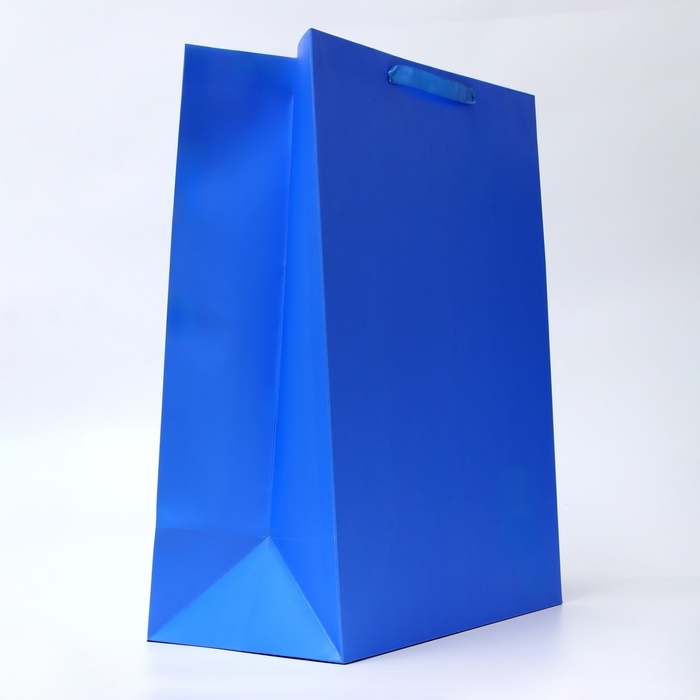 Пакет ламинированный вертикальный "Синий", XL 40 &times; 49 &times; 19 см