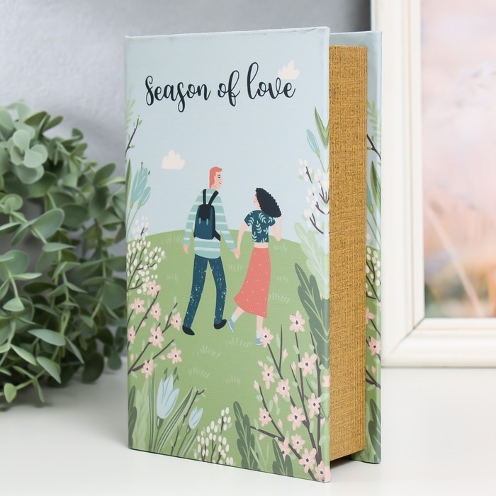 Сейф-книга дерево кожзам Сейф-книга дерево кожзам "Любовь" 21х13х5 см