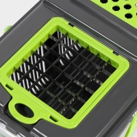 Овощерезка универсальная Chopper, 22 насадки, цвет серый/зелёный Овощерезка универсальная Chopper, 22 насадки, цвет серый/зелёный