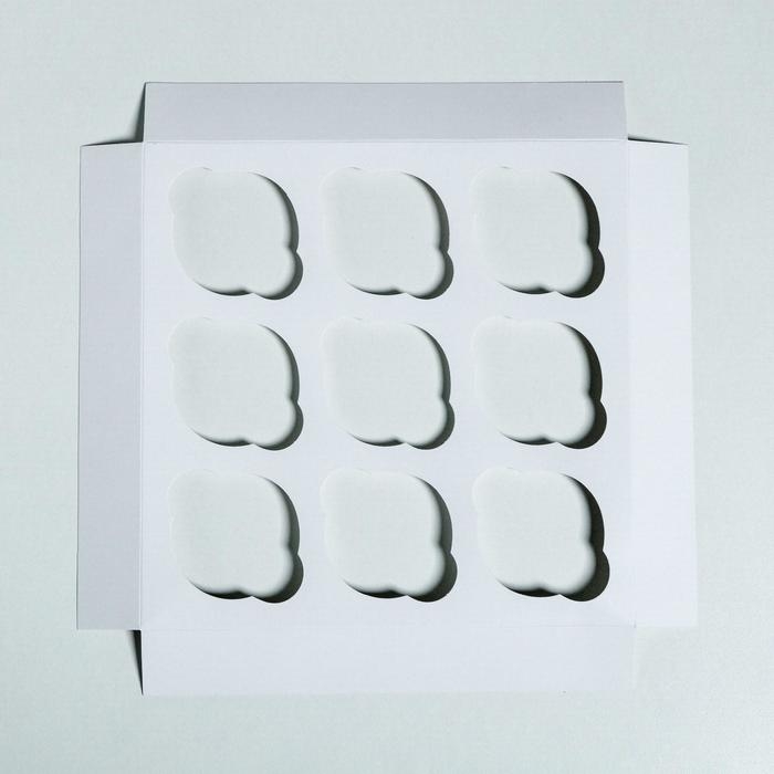 Коробка для капкейков &laquo;С Новым Годом!&raquo; 25 х 25 х 10 см, Новый год