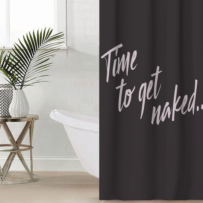 Штора для ванной &laquo;Time to get naked&raquo;, 145&times;180 см