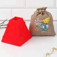 Пасочница «Со светлым праздником Пасхи!», 11.5 х 12 см. Пасочница «Со светлым праздником Пасхи!», 11.5 х 12 см.